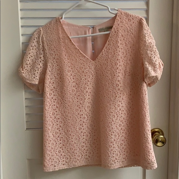 41 Hawthorn pink lace top medium - Picture 1 of 5